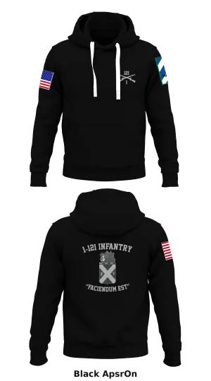 1-121st IN REGIMENT Store 1  Core Men's Hooded Performance Sweatshirt - ApsrOn