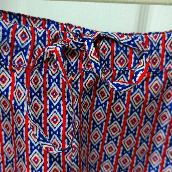 10 Crosby Derek Lam Silk Soft  Geometric Shorts S