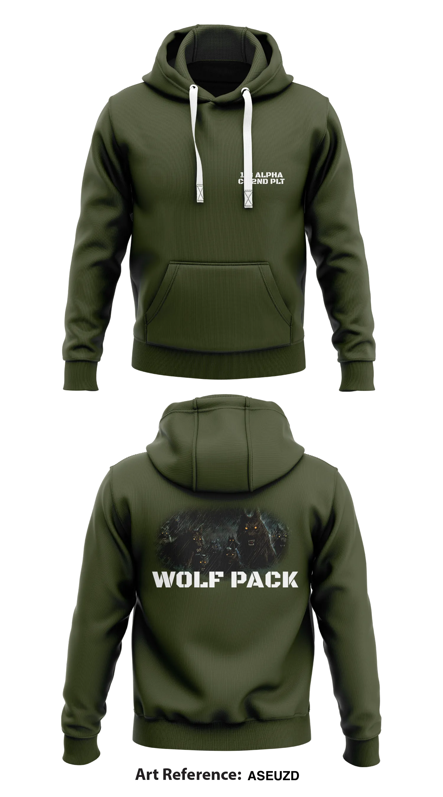 1/8 Alpha co 2nd plt Store 1  Core Men's Hooded Performance Sweatshirt - aSeuzD