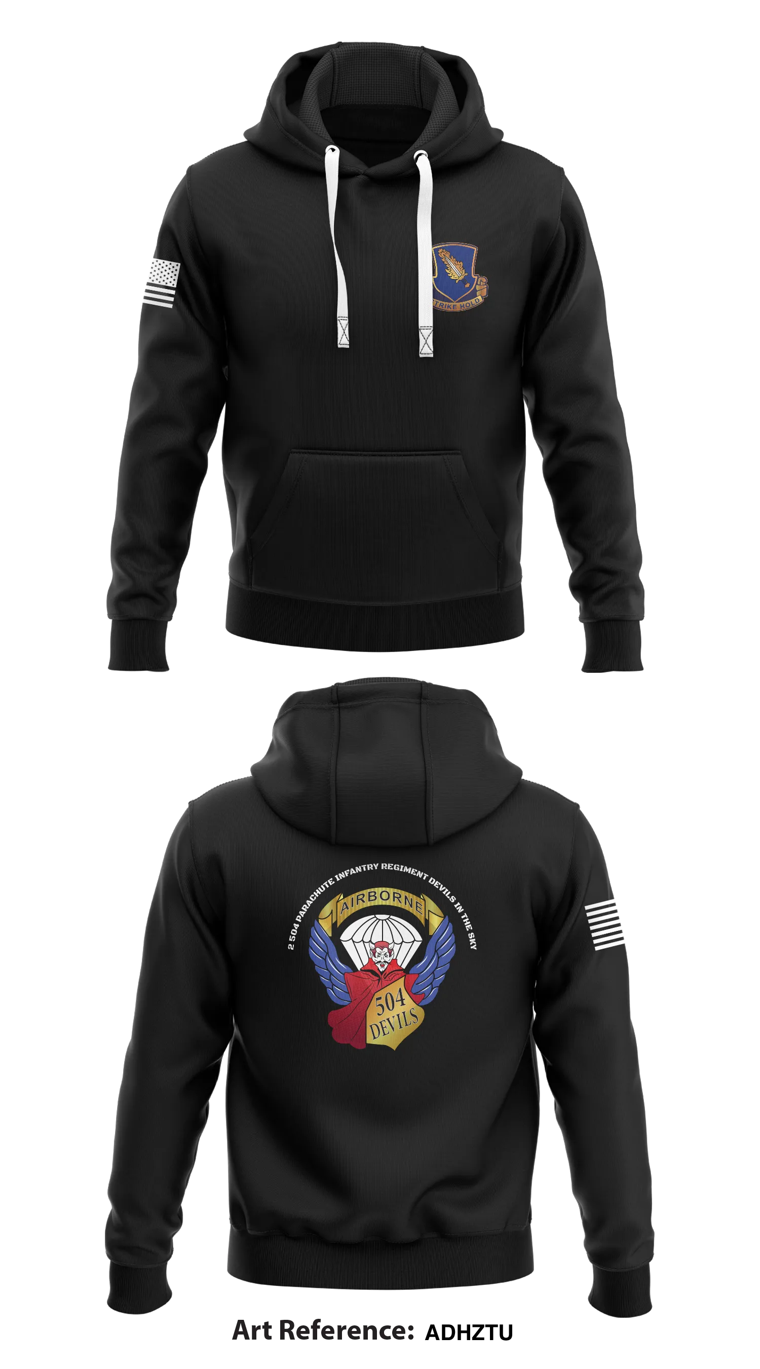 2 54 Parachute Infantry Regiment  Store 1  Core Men's Hooded Performance Sweatshirt - adhZtu