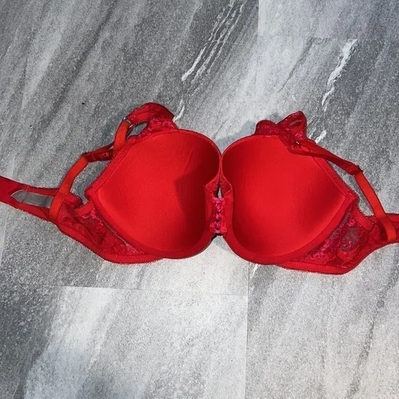 3 Corset Demi bras limited edition 36D red brown cream