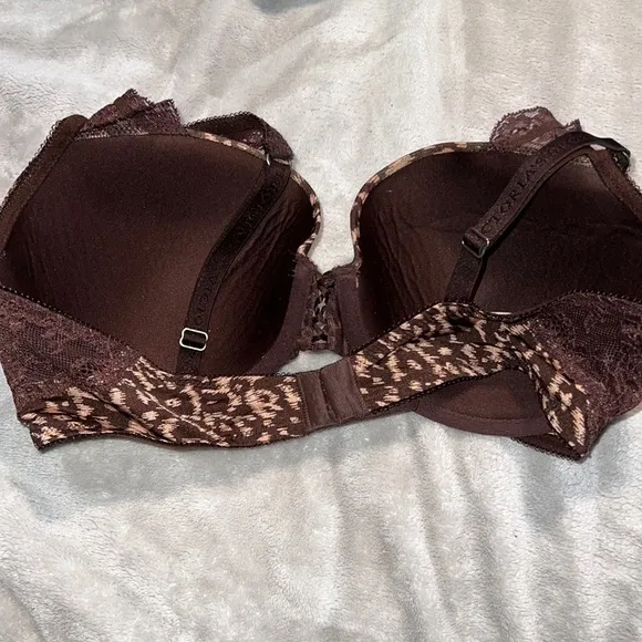 3 Corset Demi bras limited edition 36D red brown cream