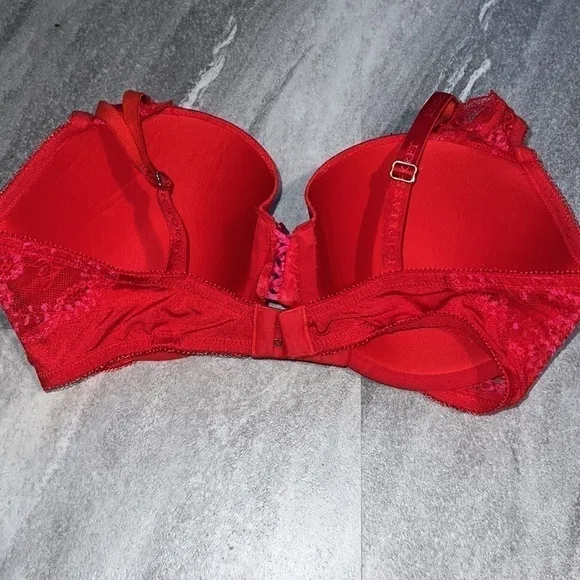 3 Corset Demi bras limited edition 36D red brown cream