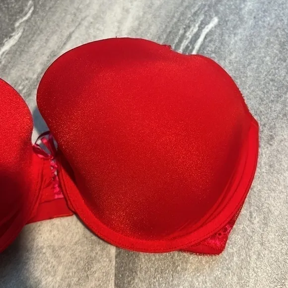 3 Corset Demi bras limited edition 36D red brown cream