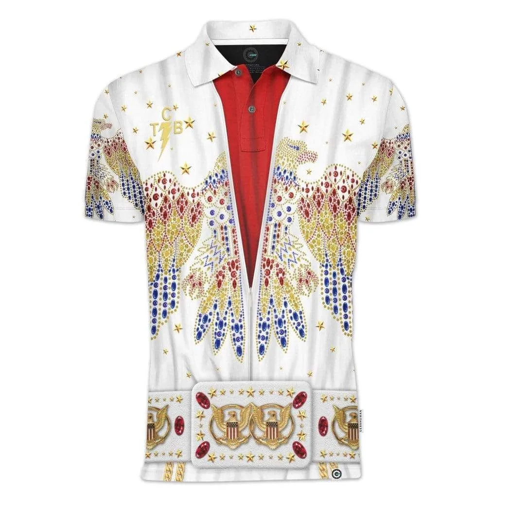 3D Elvis Presley Custom Cosplay Polo Shirts T-Shirts Apparel QT207020