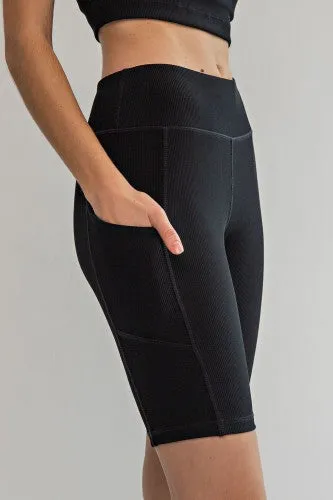 6" Butter Soft Bike Shorts with Side Pockets