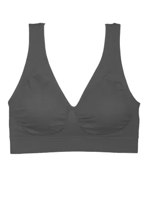 72147 6 Piece Breathable Microfiber Bra with Padding Seamless Magic Bra