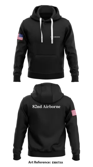 82nd Airborne Store 1  Core Men's Hooded Performance Sweatshirt - EMatxa