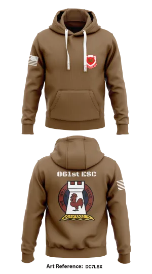 861st ESC Store 1 Core Men's Hooded Performance Sweatshirt - dC7Lsx