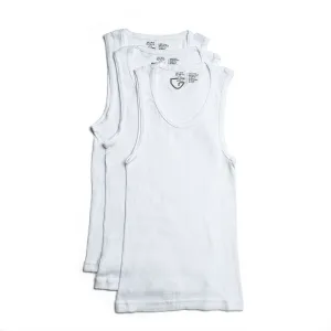 A-Shirt White (Youth) - 3 Pack