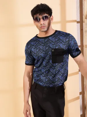 Abstract Jacquard T-Shirt
