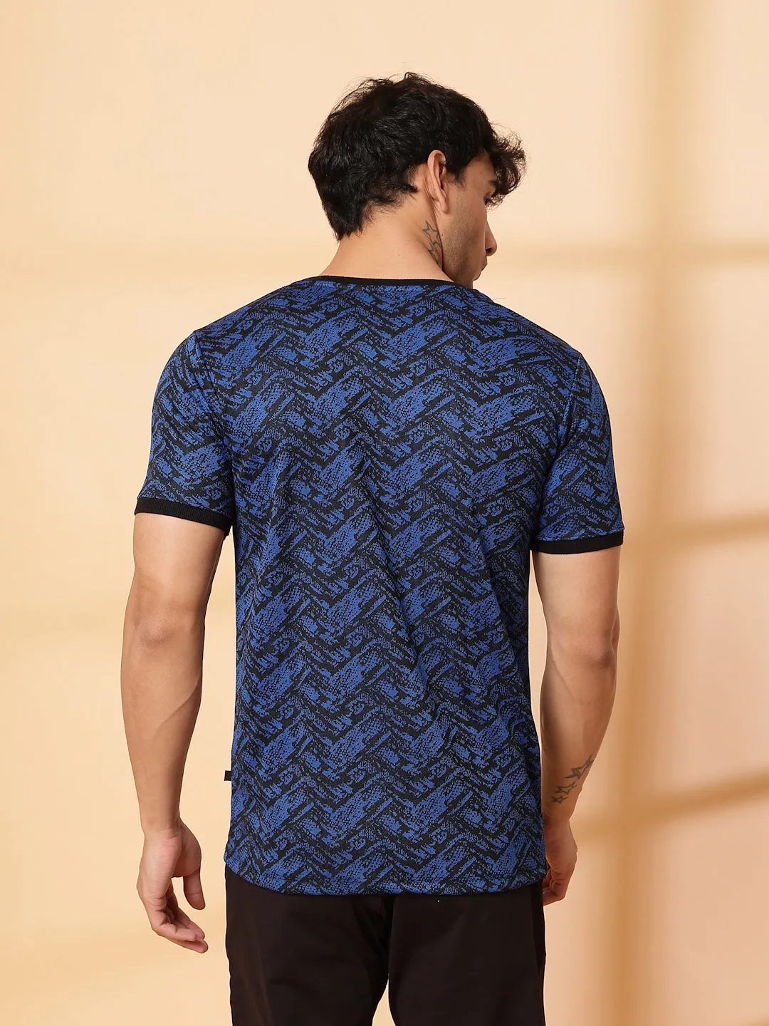 Abstract Jacquard T-Shirt
