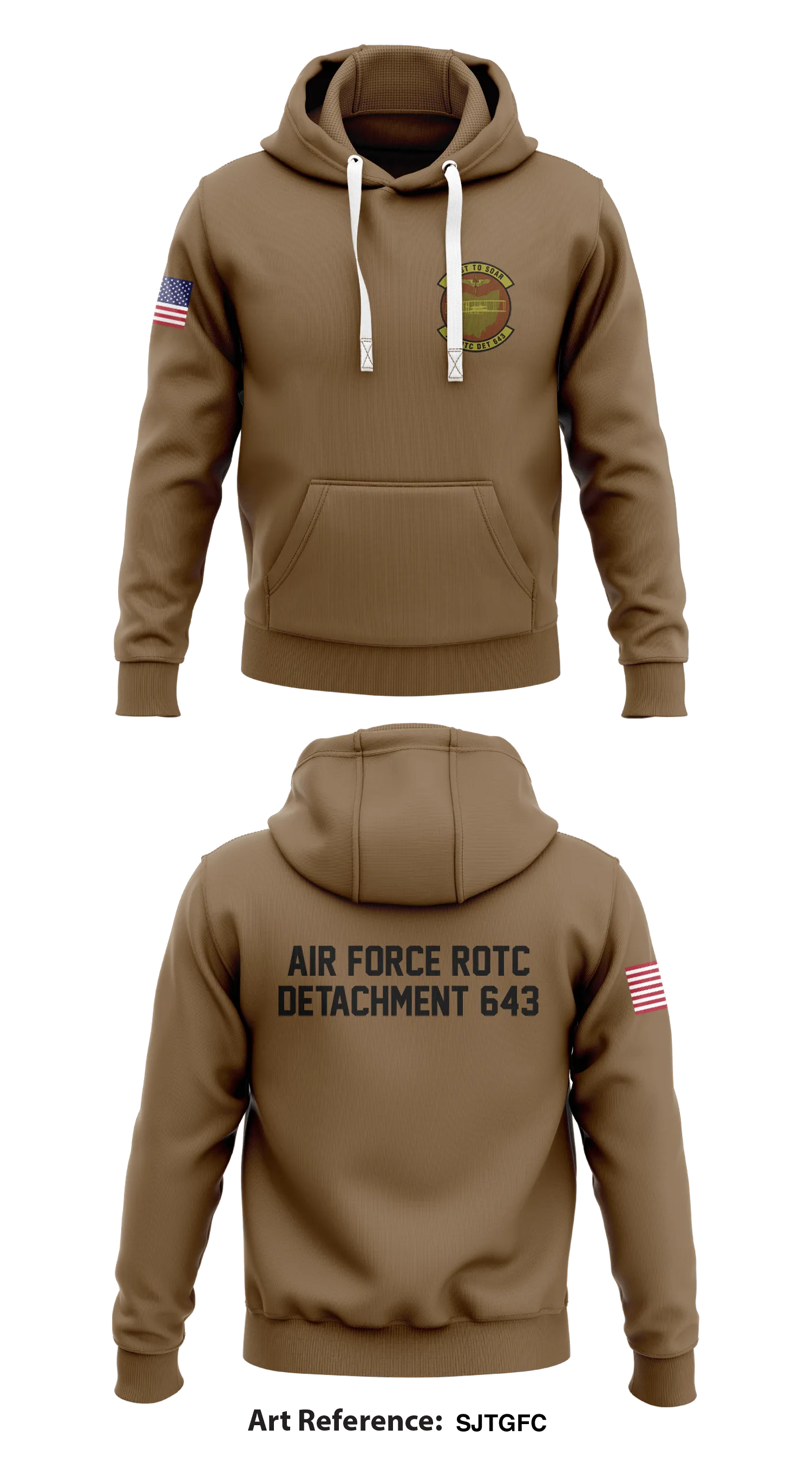Air Force ROTC Detachment 643  Store 1  Core Men's Hooded Performance Sweatshirt - SjtgFc
