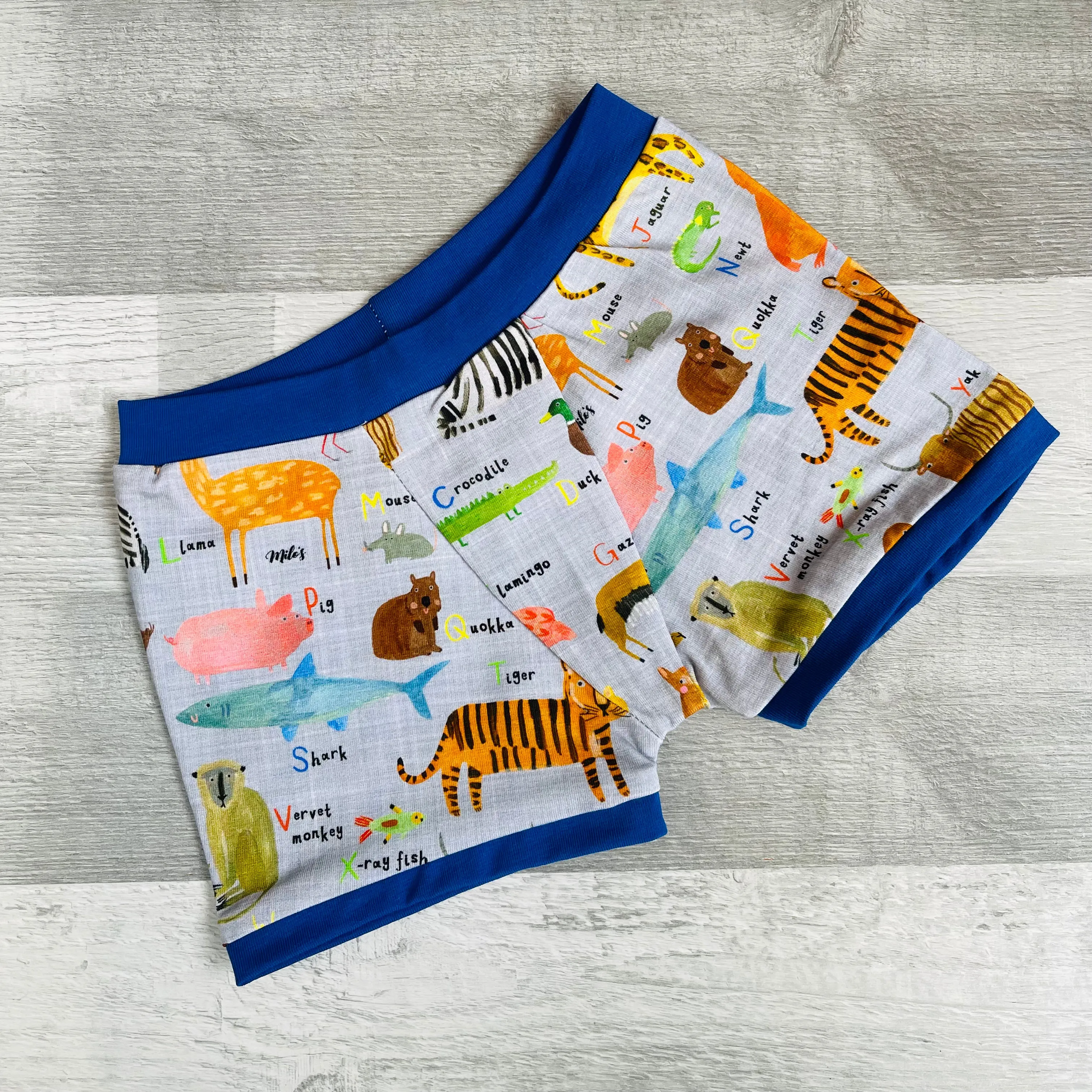 AlphaZoo Unisex Boxer Shorts - Age 2