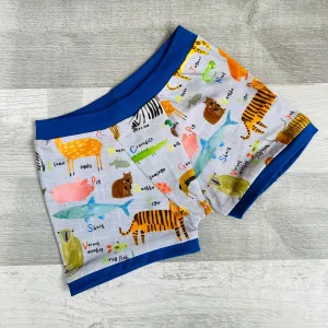 AlphaZoo Unisex Boxer Shorts - Age 2