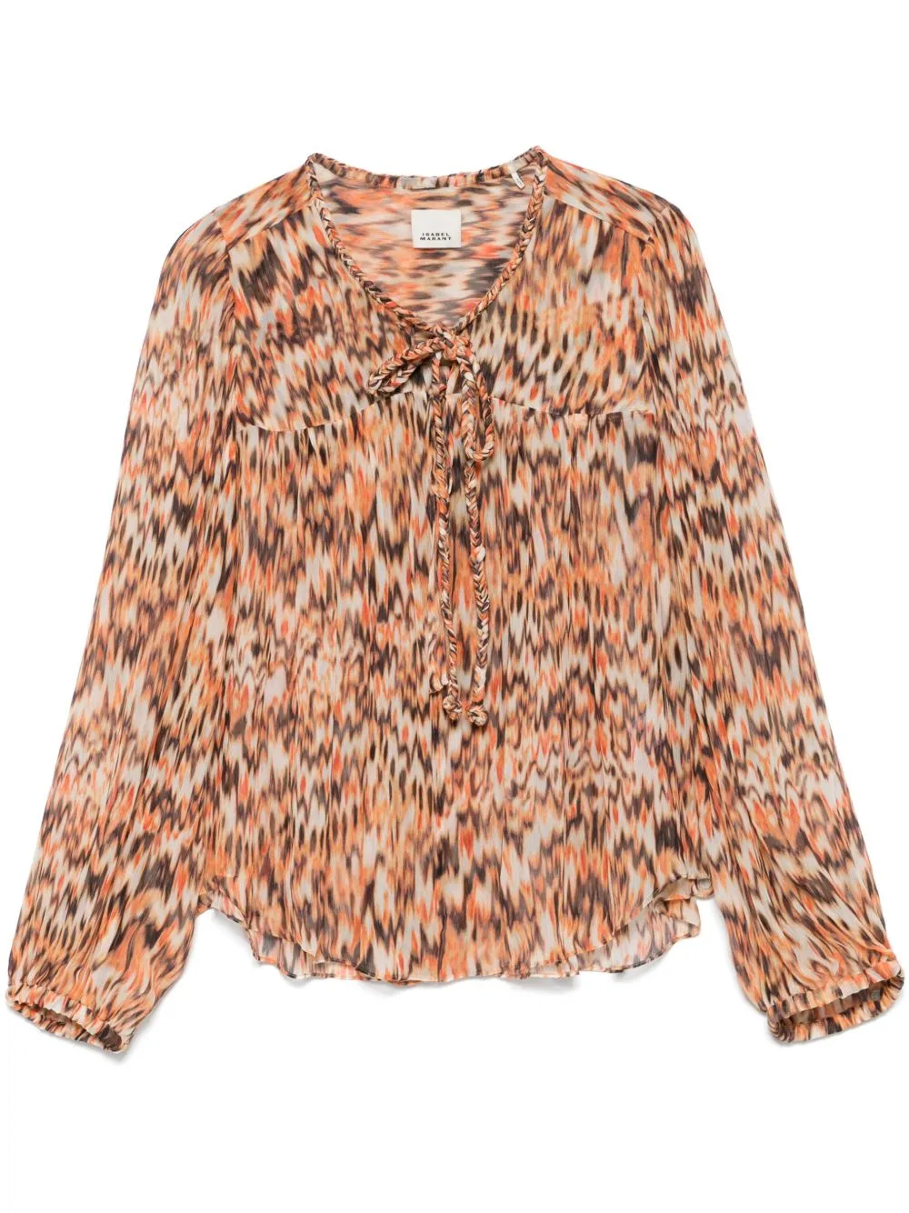 Ametissa printed cotton top