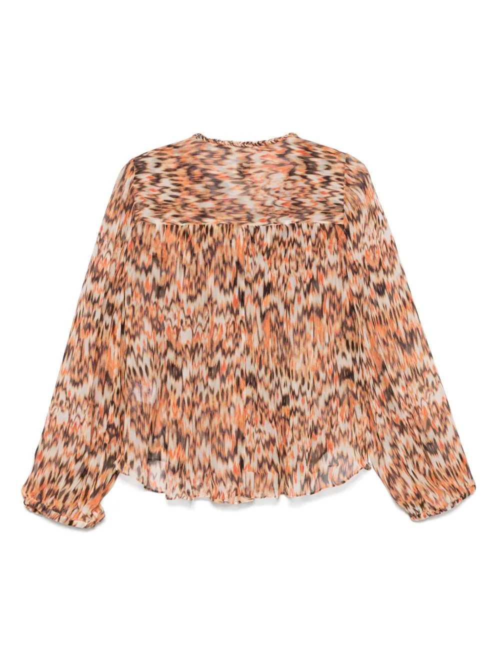 Ametissa printed cotton top