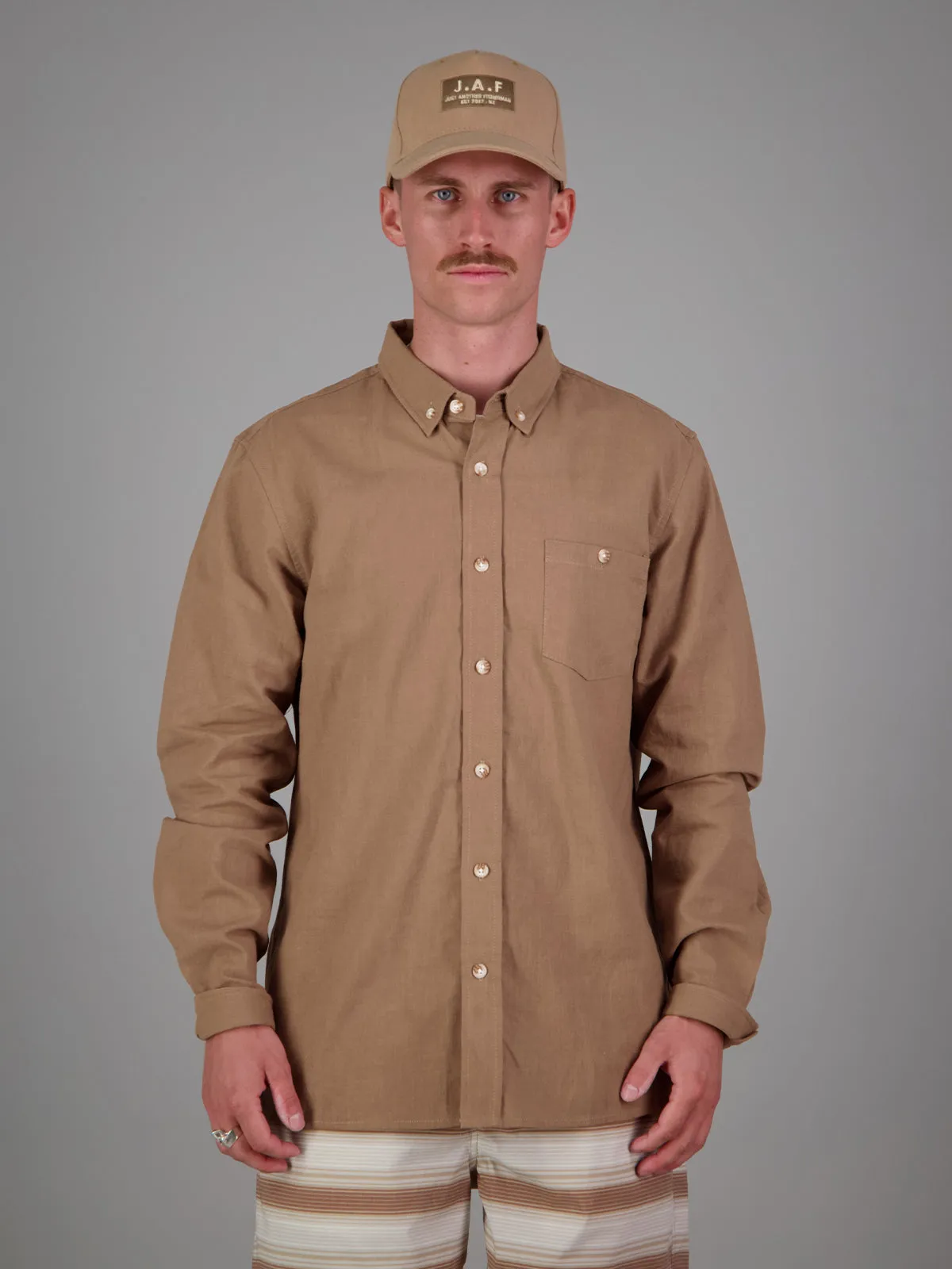 ANCHORAGE SHIRT - LIGHT BROWN