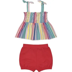 Andy & Evan Rainbow Stripe Tank Set