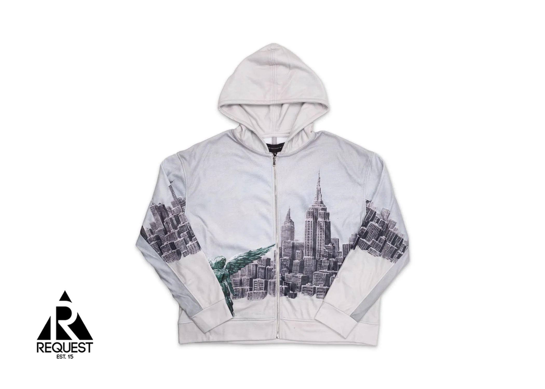 Angel Over the City Zip-Up Jacket "Sky"