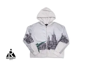 Angel Over the City Zip-Up Jacket "Sky"