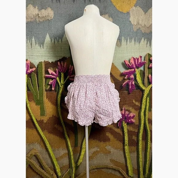 Anthropologie Ruffle Pajama Shorts L