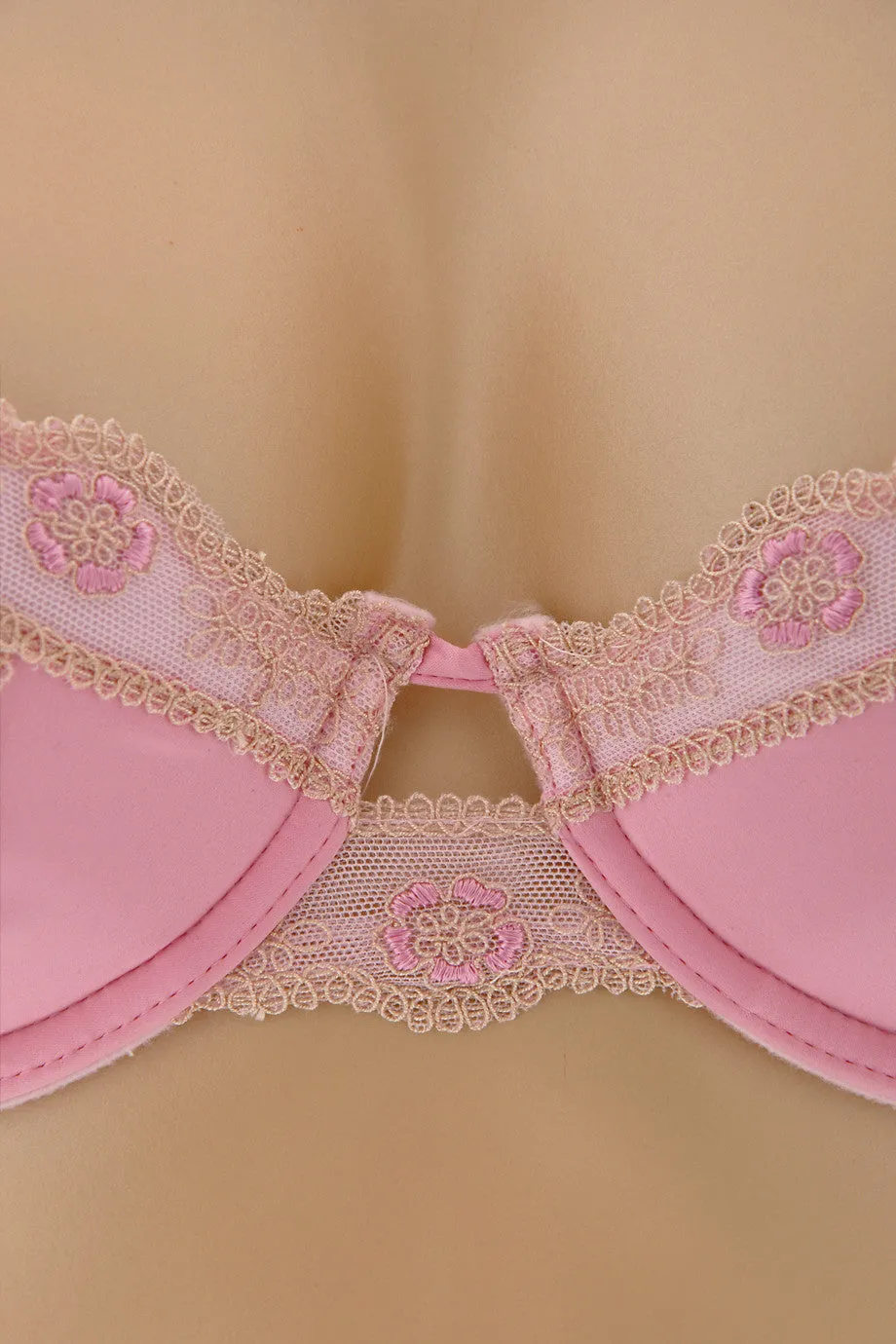 ARGENTOVIVO ROSA Pink Floral Bra
