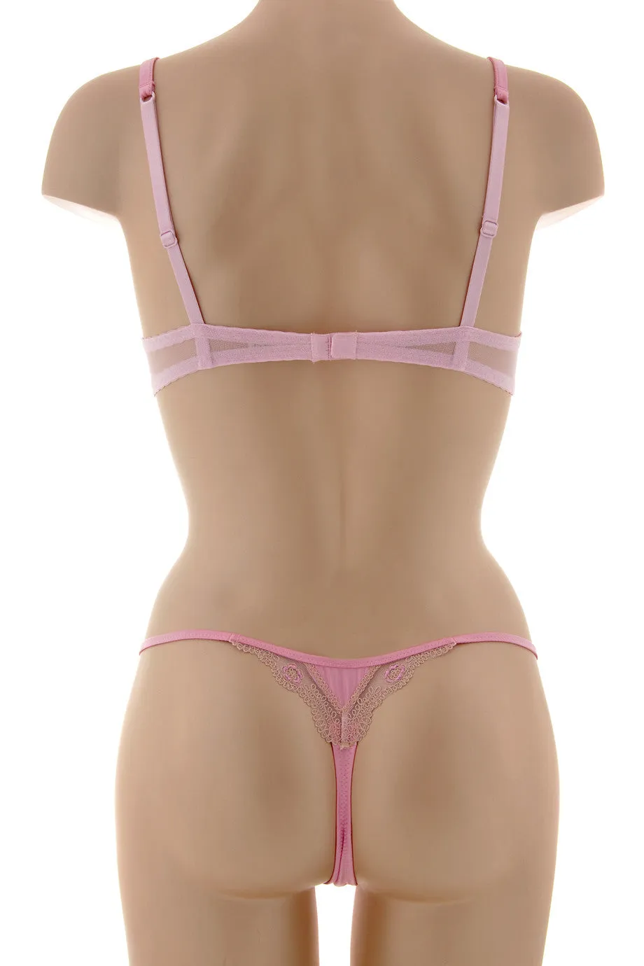 ARGENTOVIVO ROSA Pink Floral Bra