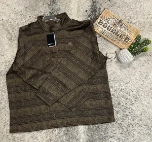 Ariat Wesley Sweater - Brown Southwest Serape