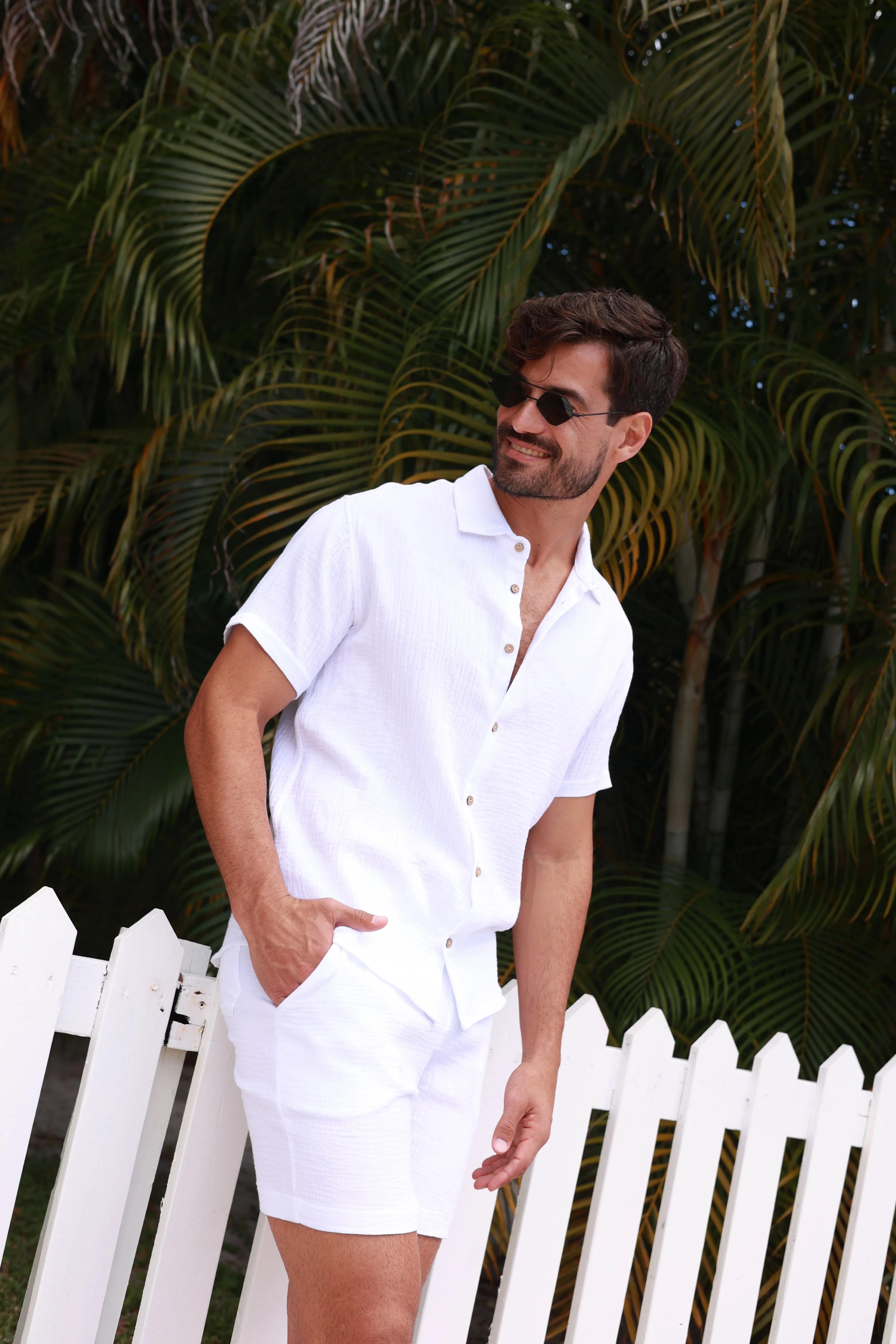 ARTESA WHITE MENS SHORTS