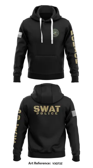 Atlantic County SWAT Store 1  Core Men's Hooded Performance Sweatshirt - V3QT2z