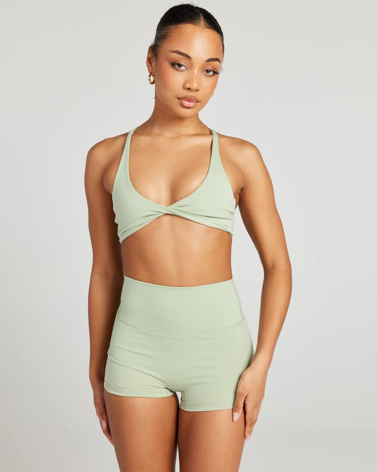 Aura Vantage Bra - Light Sage