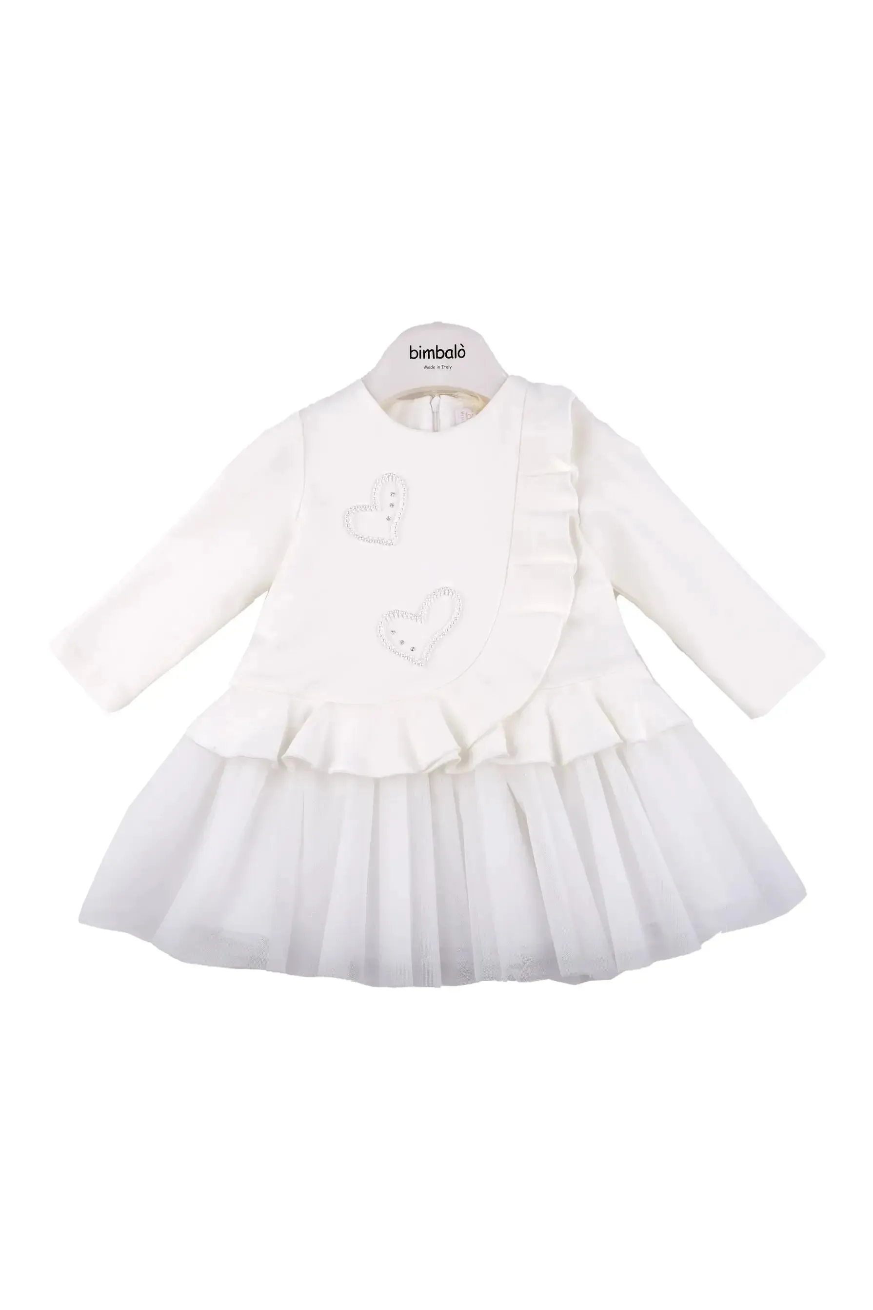 AW24 Bimbalo Girls Ivory Tulle Dress