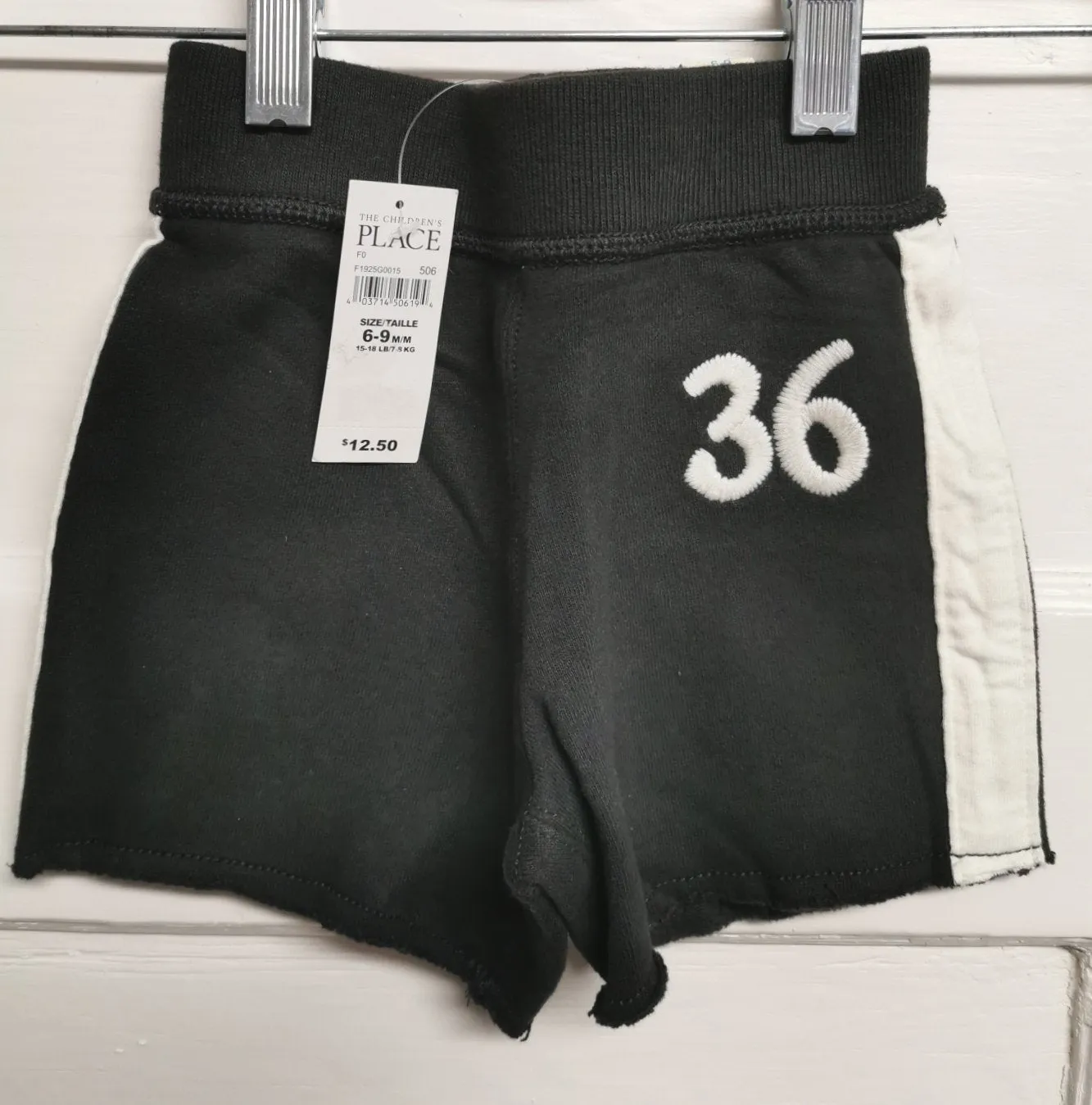 BABY BOY SIZE 6/9 MONTHS - CHILDREN'S PLACE, Soft Cotton Shorts NWT B43
