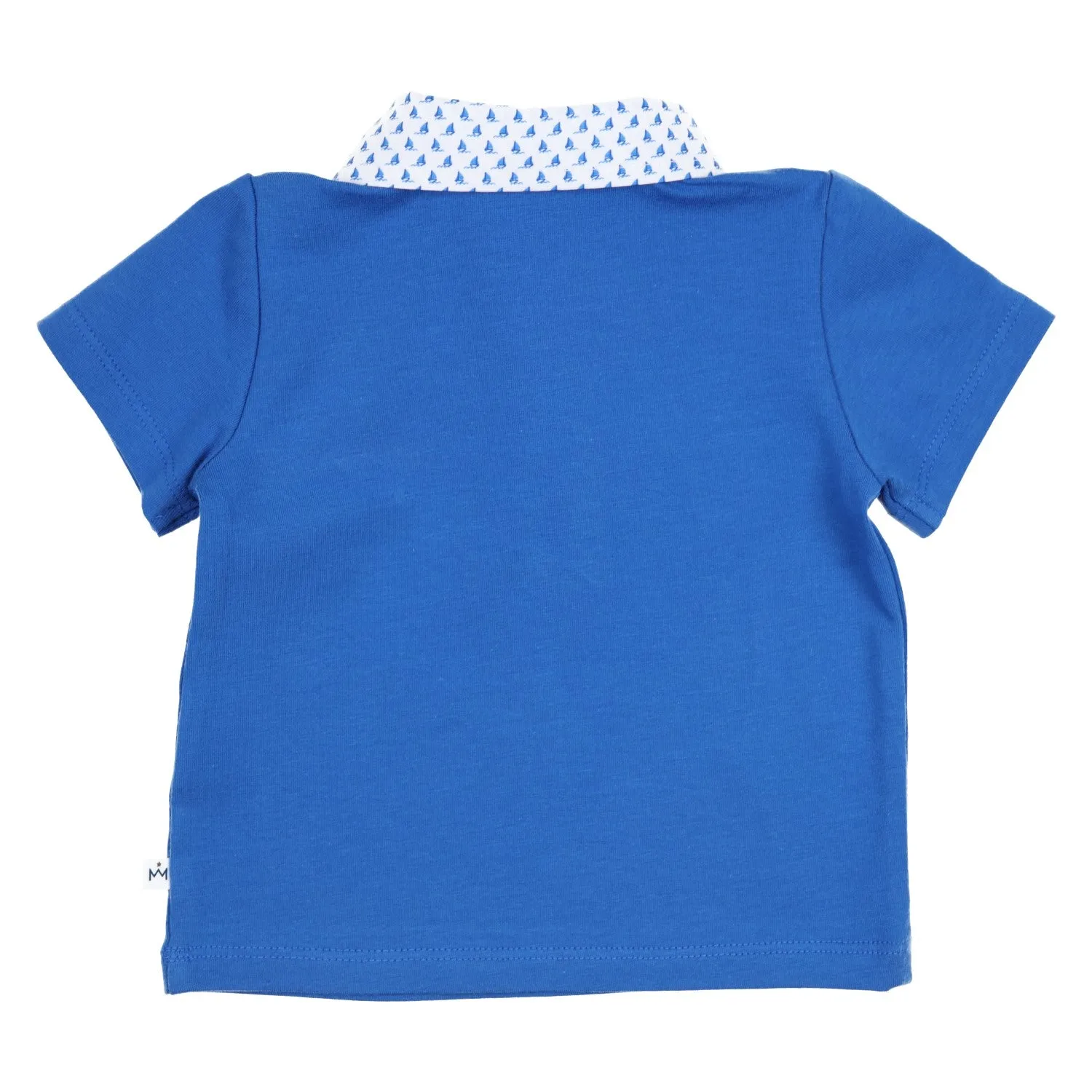 Baby Boys Royal Blue Short Sleeved Shirt