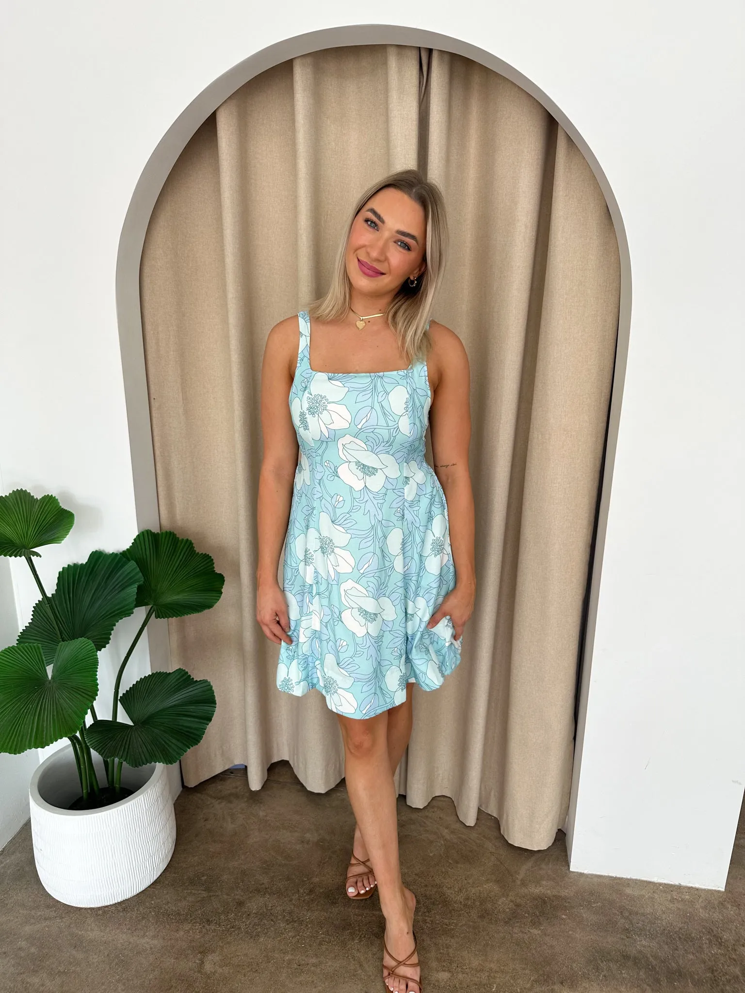 Baby Doll Dress- Blue