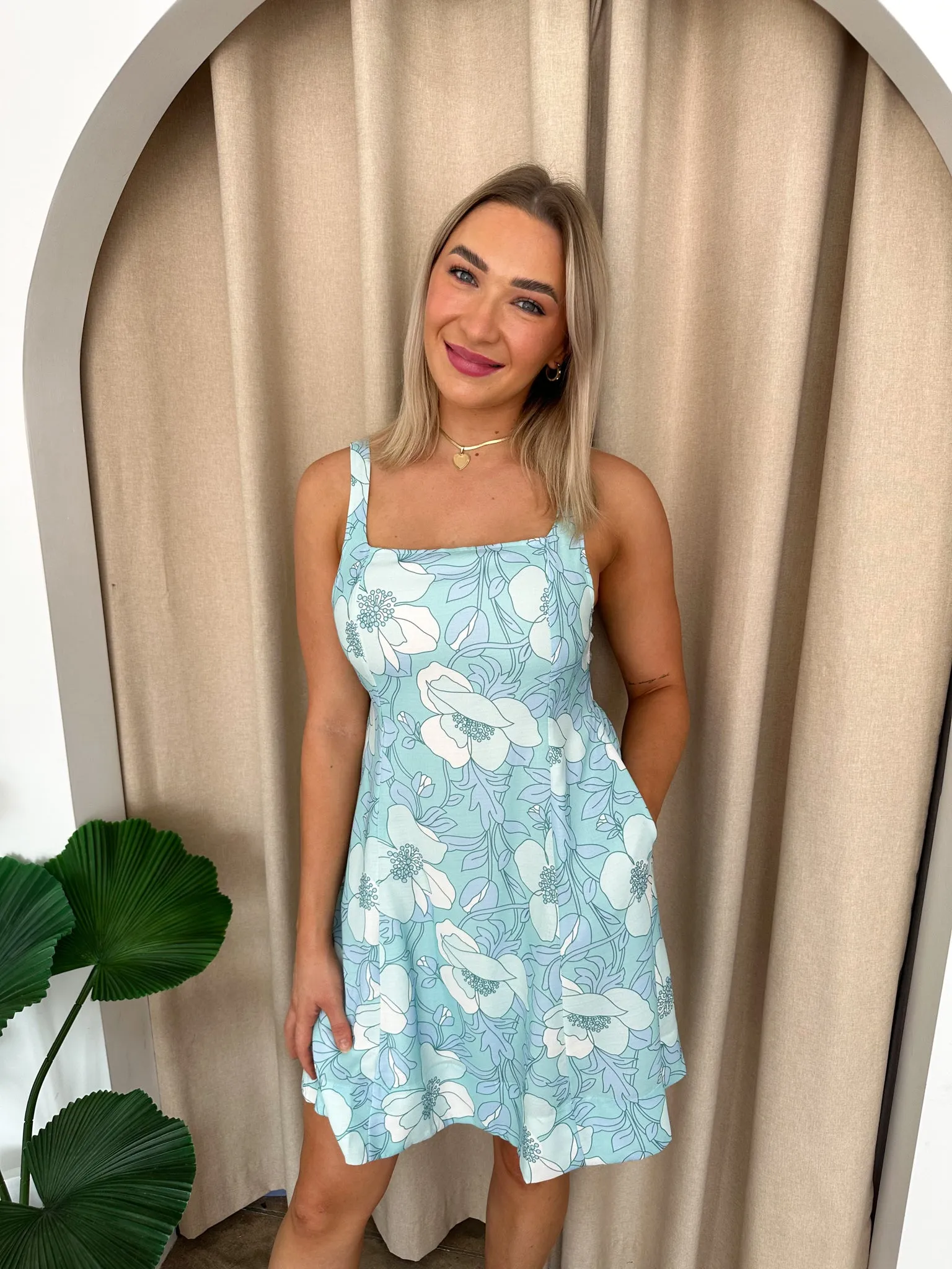 Baby Doll Dress- Blue
