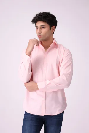 BabyPink SlimFit Casual Shirt