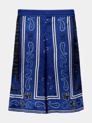 Bandana Print Shorts
