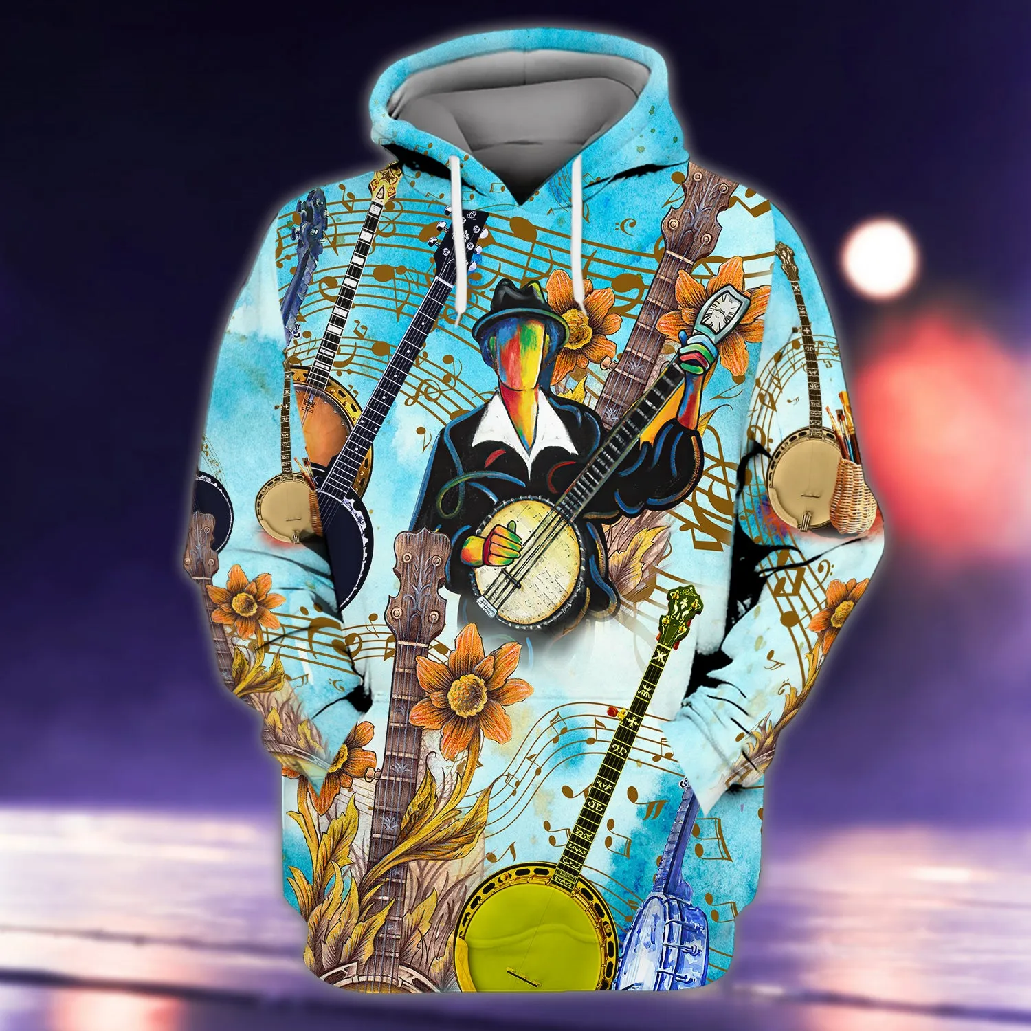 Banjo Music 3d Shirts For Men and Women
