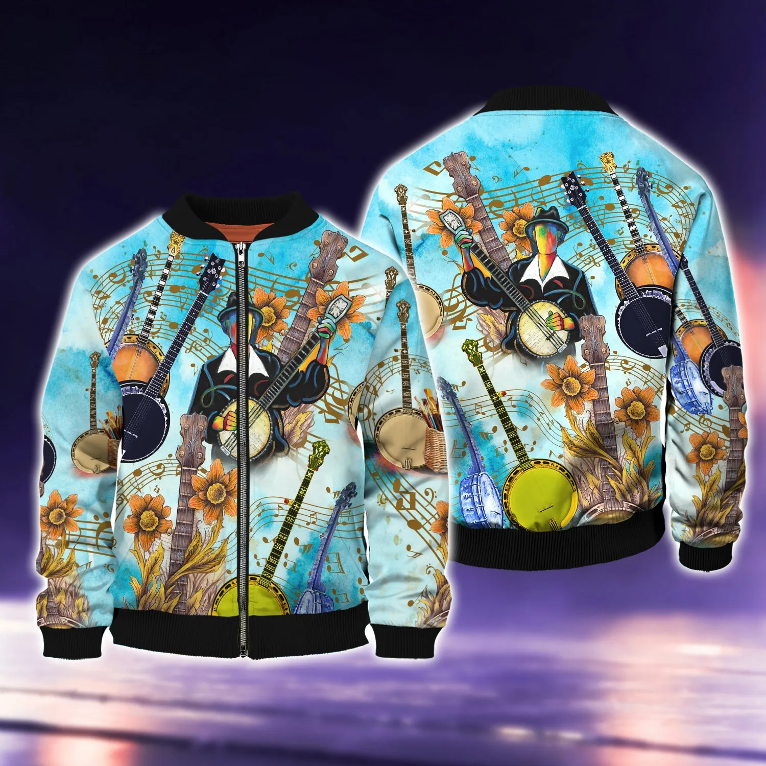 Banjo Music 3d Shirts For Men and Women