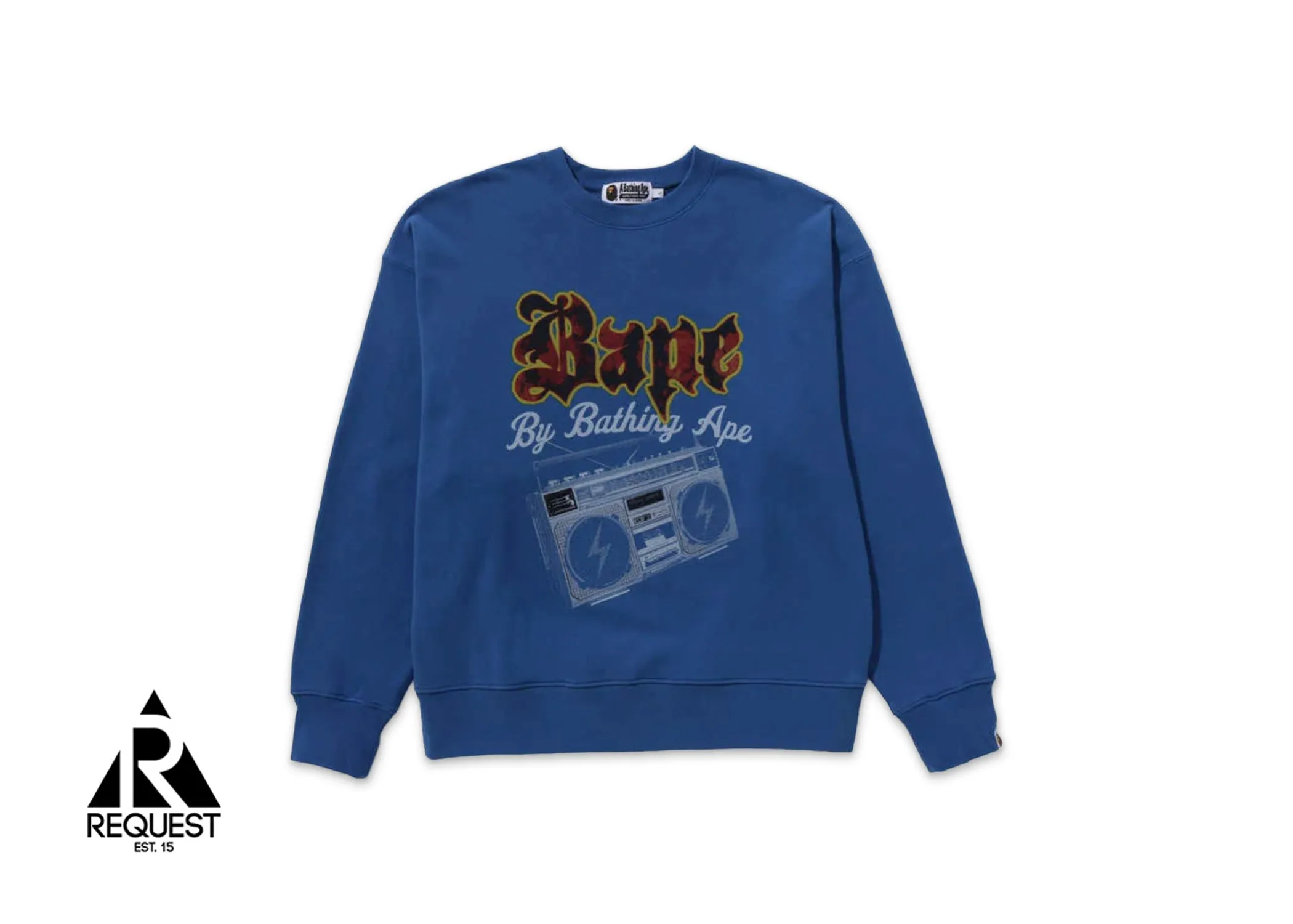 BAPE Boom Box Crewneck "Blue"