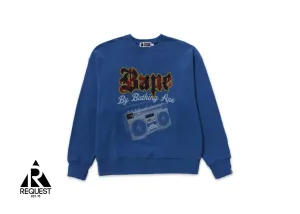 BAPE Boom Box Crewneck "Blue"