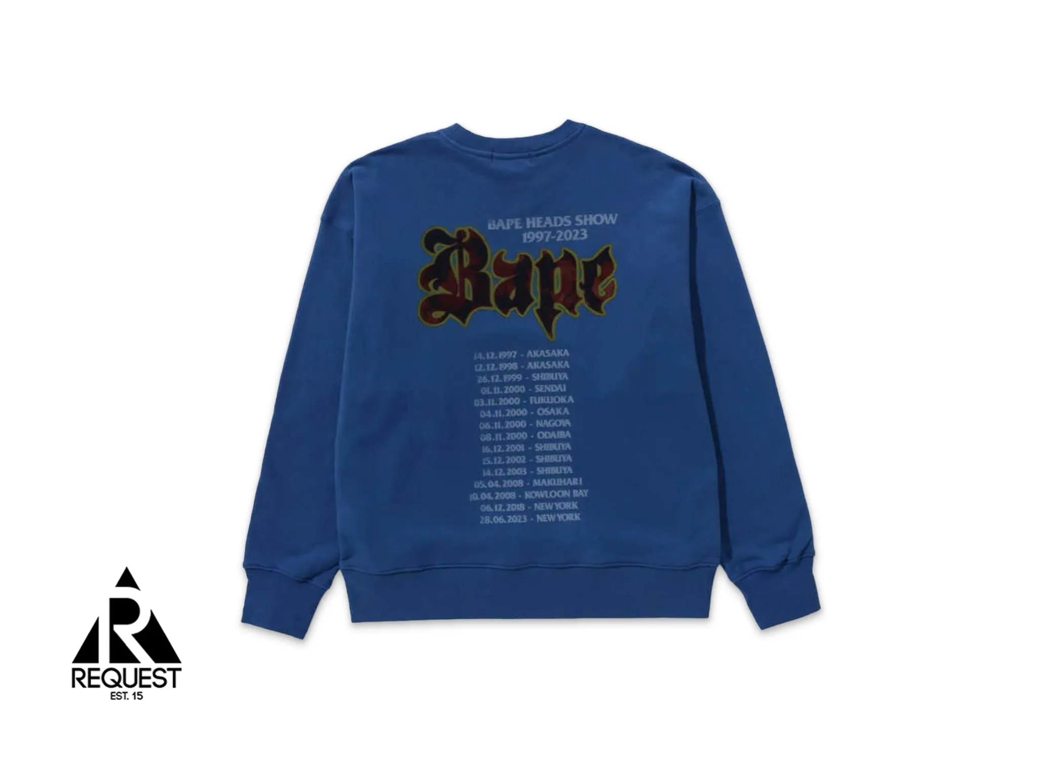 BAPE Boom Box Crewneck "Blue"