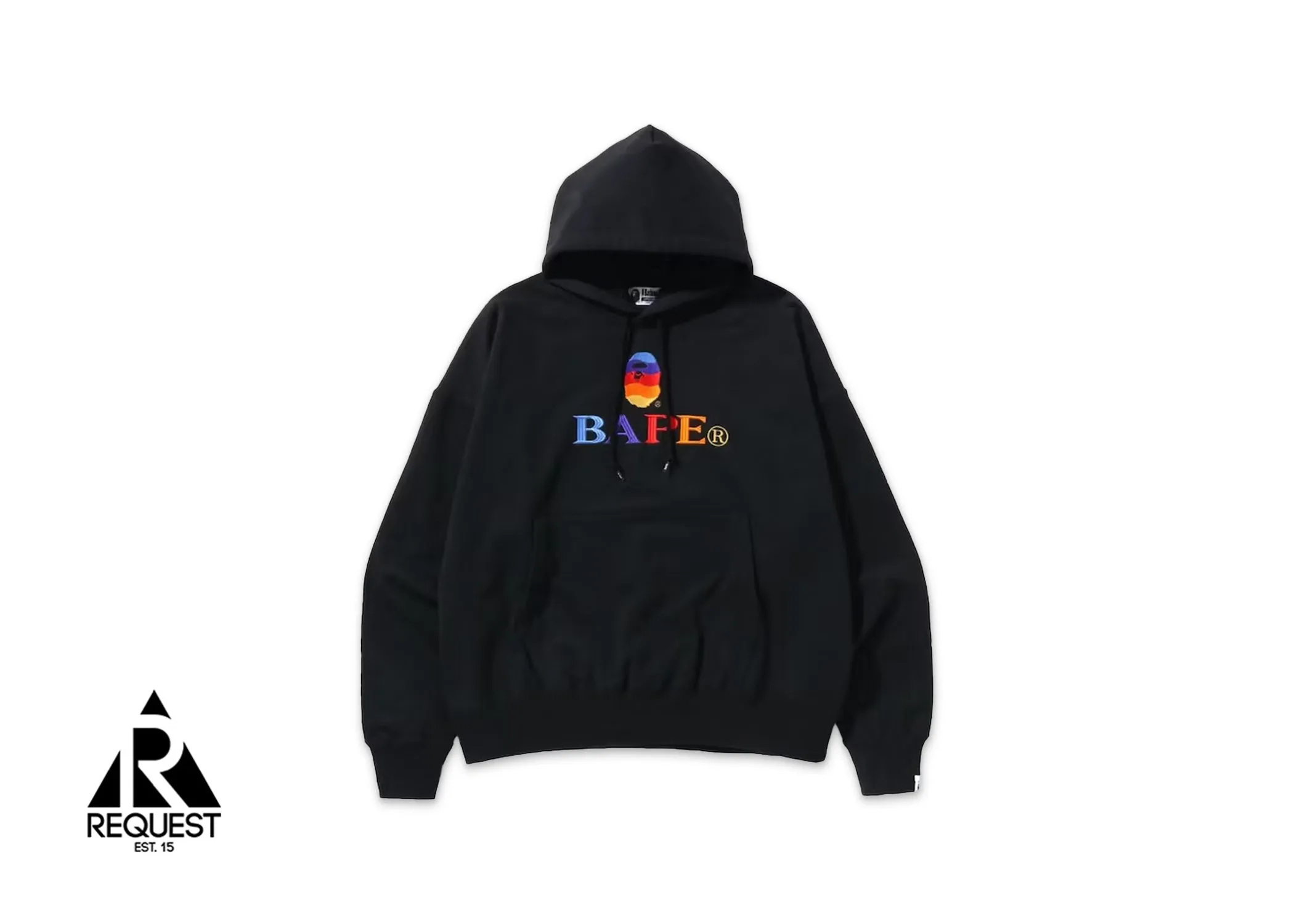 BAPE Embroidery Loose Fit Hoodie "Black"