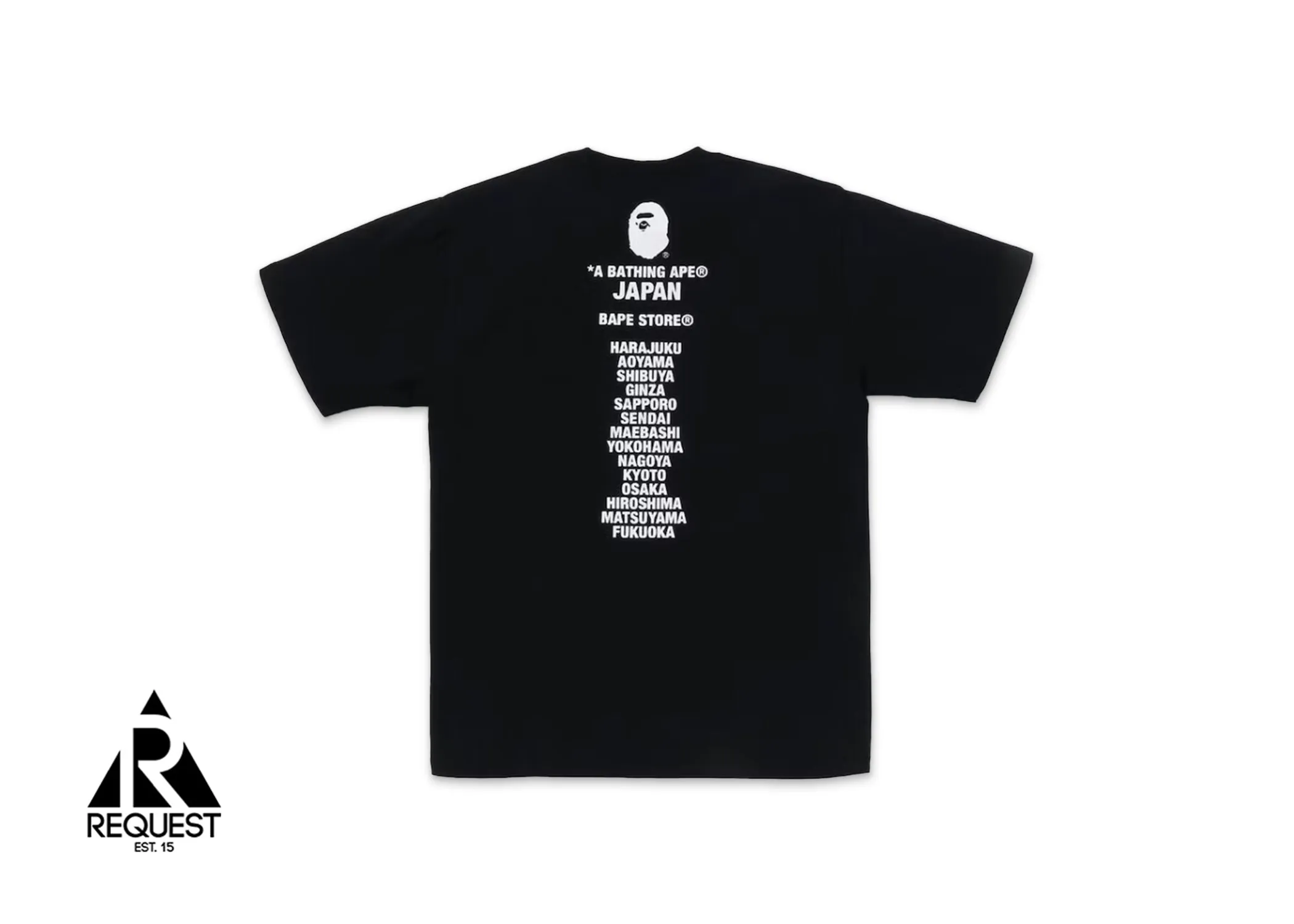 BAPE Japan Big Ape Head Tee “Black”