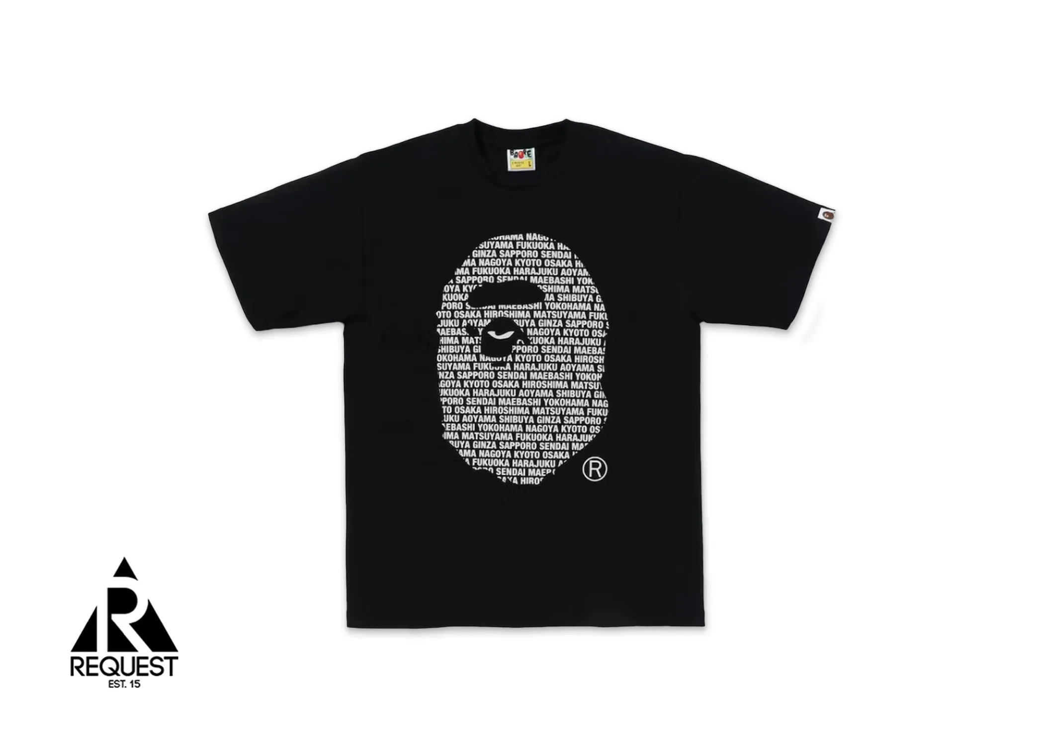 BAPE Japan Big Ape Head Tee “Black”