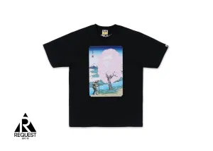 BAPE Sakura Tee (SS23) "Black"