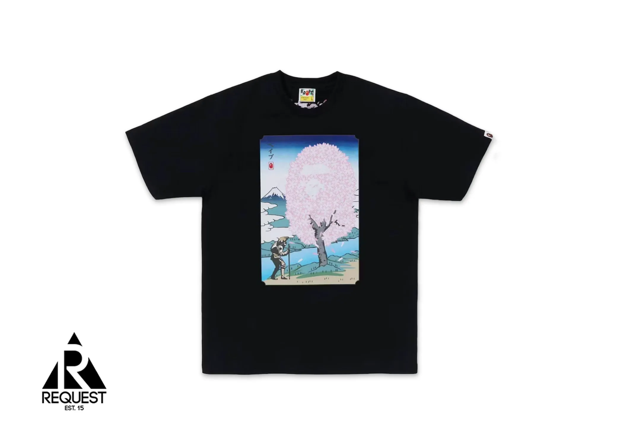 BAPE Sakura Tee (SS23) "Black"