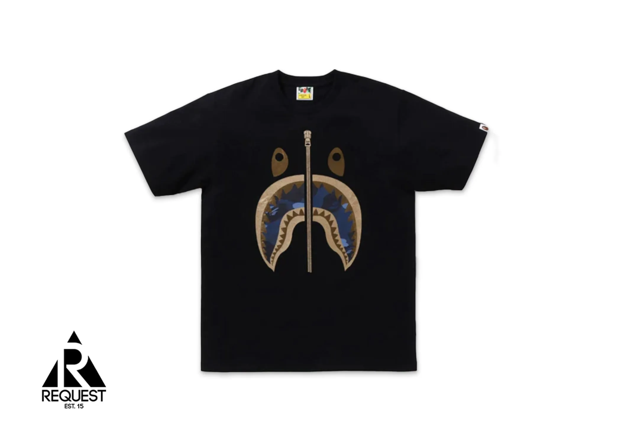 BAPE Shark Tee (SS24) "Black/Navy"
